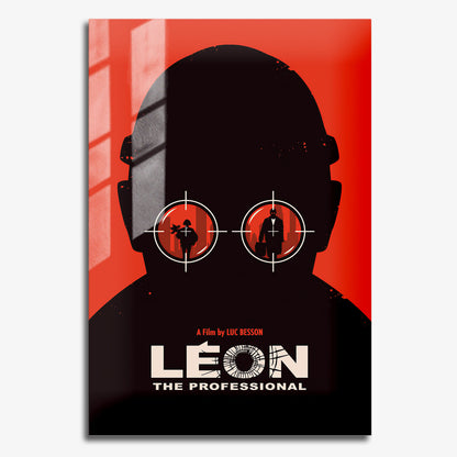 Flex Designs Metal Poster Leon The Professional 11 x 17" Home Goods - Movie 1994 Movie Metal Poster