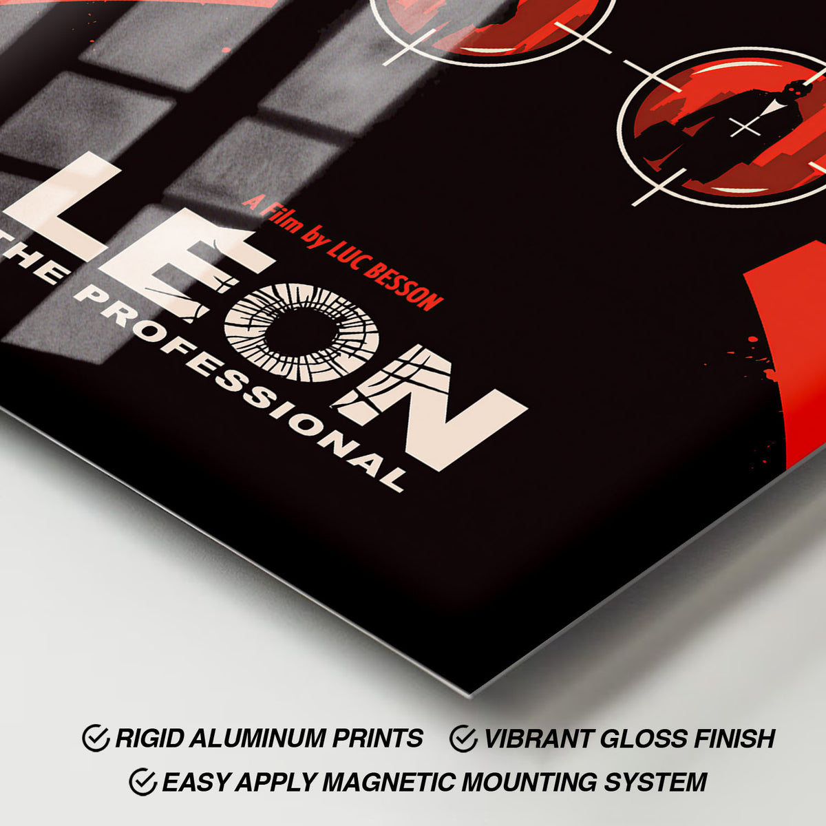 Flex Designs Metal Poster Leon The Professional 11 x 17" Home Goods - Movie 1994 Movie Metal Poster