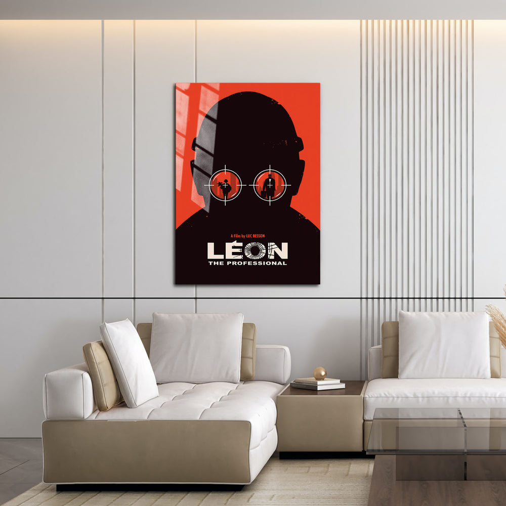 Flex Designs Metal Poster Leon The Professional 16 x 24" Home Goods - Movie 1994 Movie Metal Poster