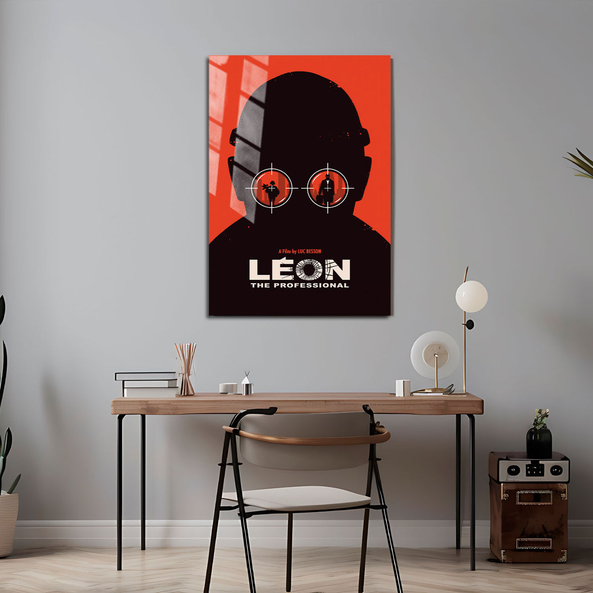 Flex Designs Metal Poster Leon The Professional 5 x 7" Home Goods - Movie 1994 Movie Metal Poster