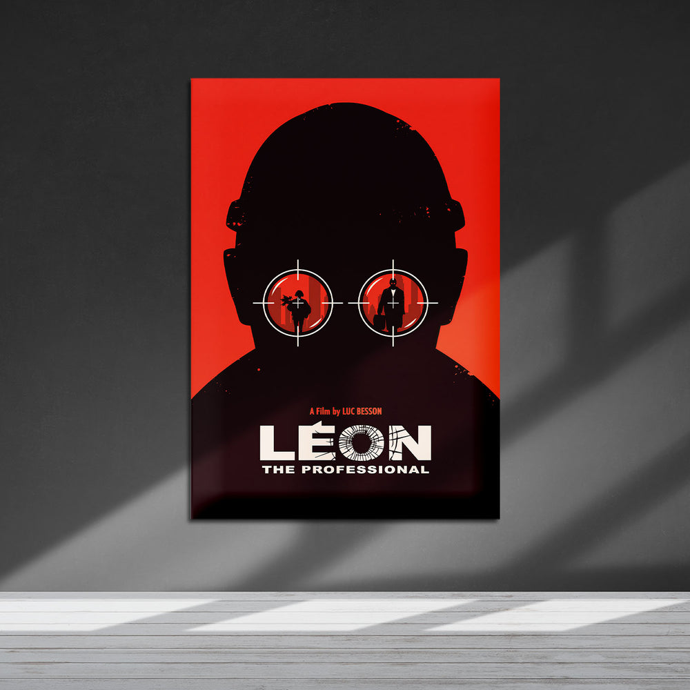 Flex Designs Metal Poster Leon The Professional 5 x 7" Home Goods - Movie 1994 Movie Metal Poster