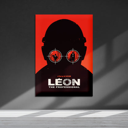 Flex Designs Metal Poster Leon The Professional 5 x 7" Home Goods - Movie 1994 Movie Metal Poster