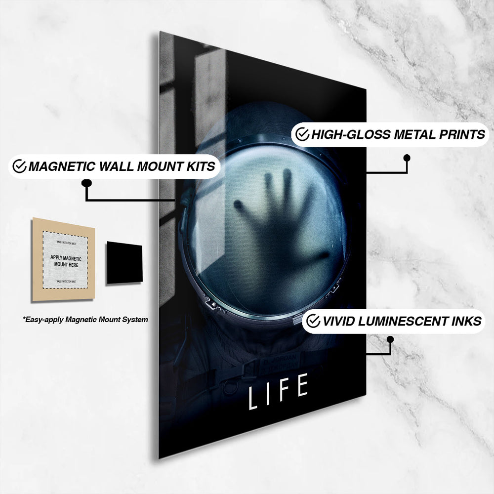 Flex Designs Metal Poster Life Theatrical 16 x 24" Home Goods - Movie 2017 Movie Metal Poster