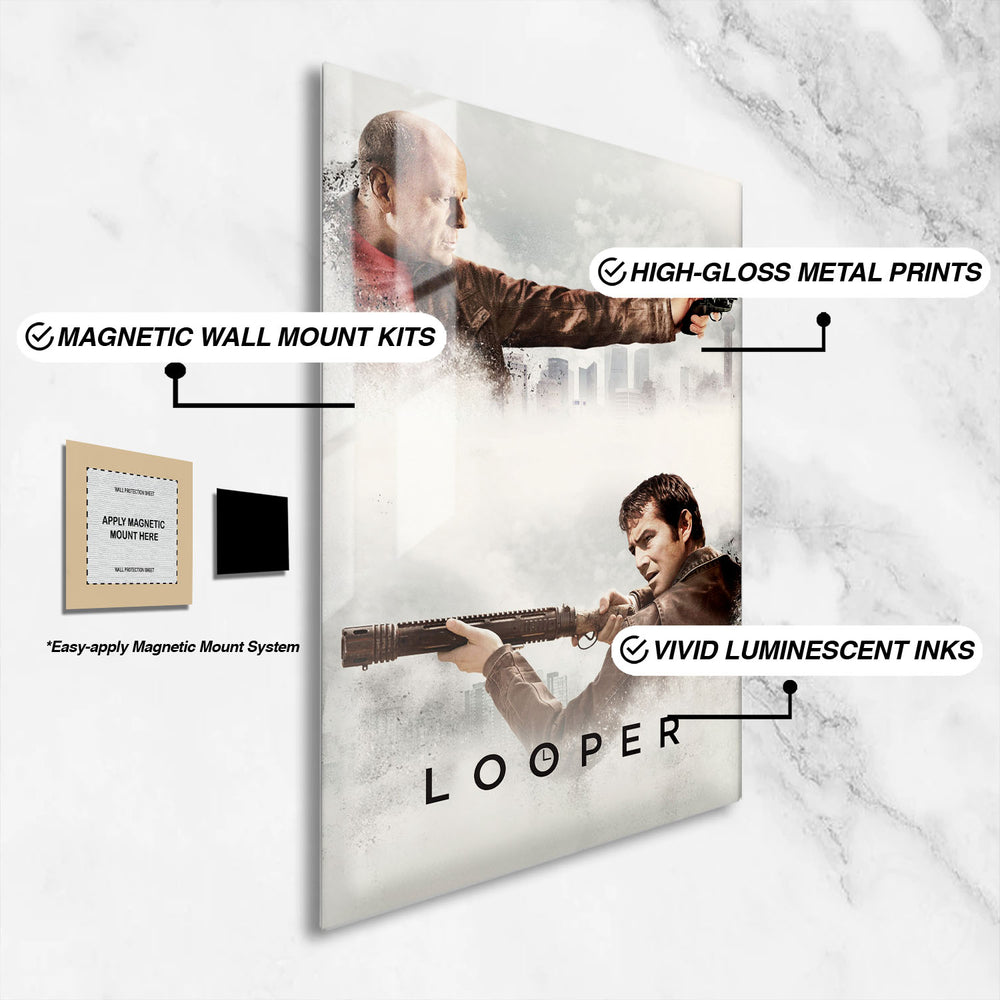 Flex Designs Metal Poster Looper Sketch 16 x 24" Home Goods - Movie 2012 Movie Metal Poster