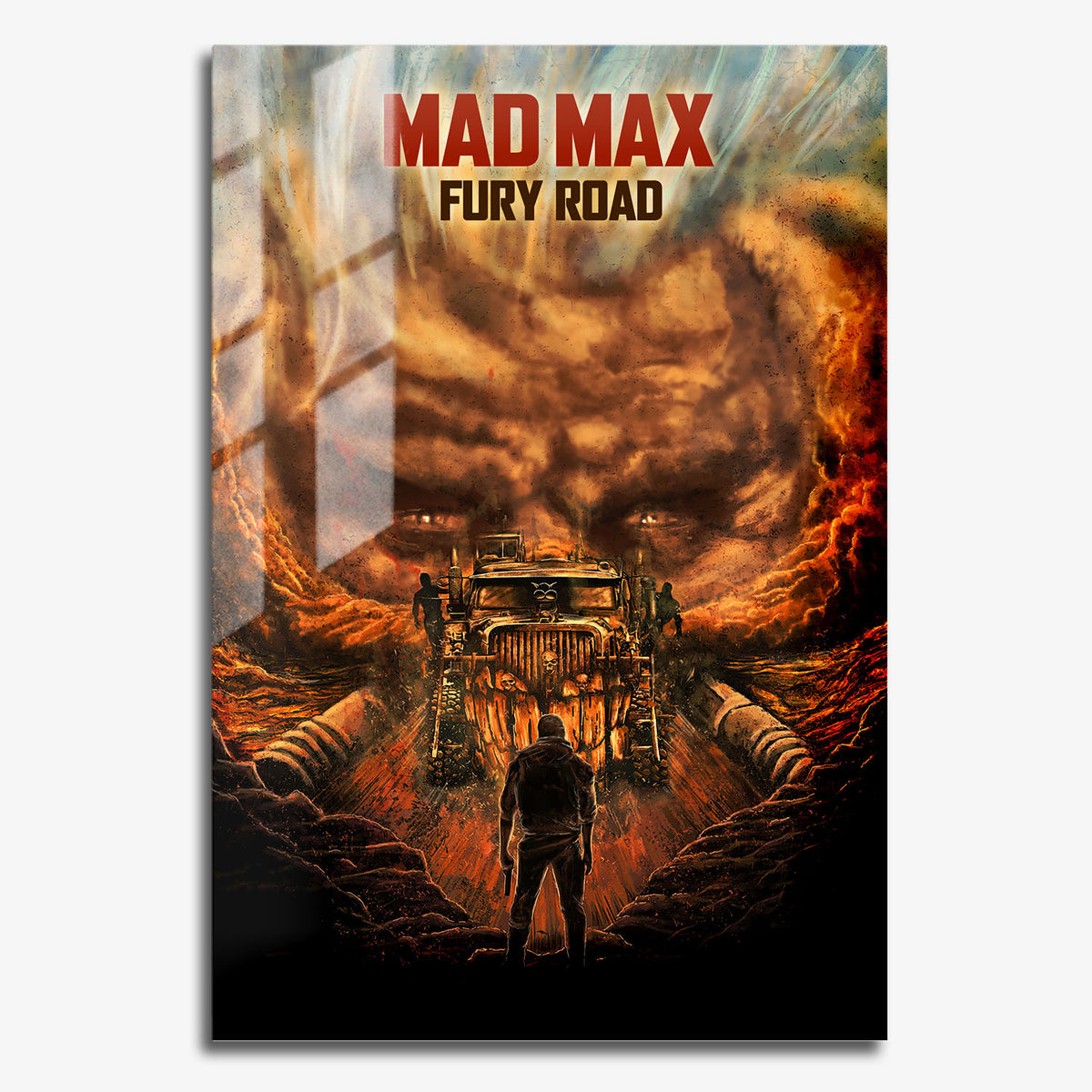 Flex Designs Metal Poster Mad Max Fury Road Sketch 11 x 17" Home Goods - Movie 2015 Movie Metal Poster