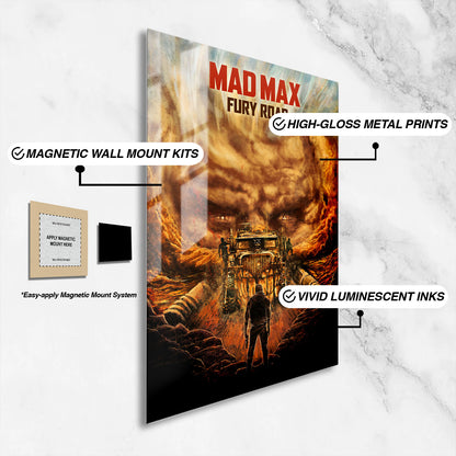 Flex Designs Metal Poster Mad Max Fury Road Sketch 16 x 24" Home Goods - Movie 2015 Movie Metal Poster