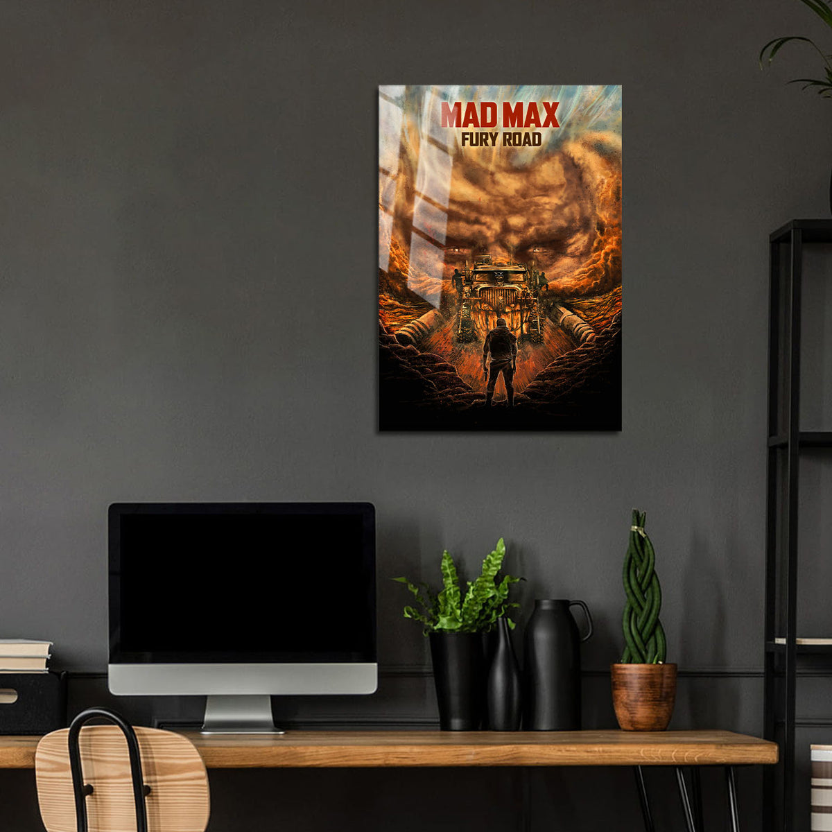 Flex Designs Metal Poster Mad Max Fury Road Sketch 24 x 36" Home Goods - Movie 2015 Movie Metal Poster