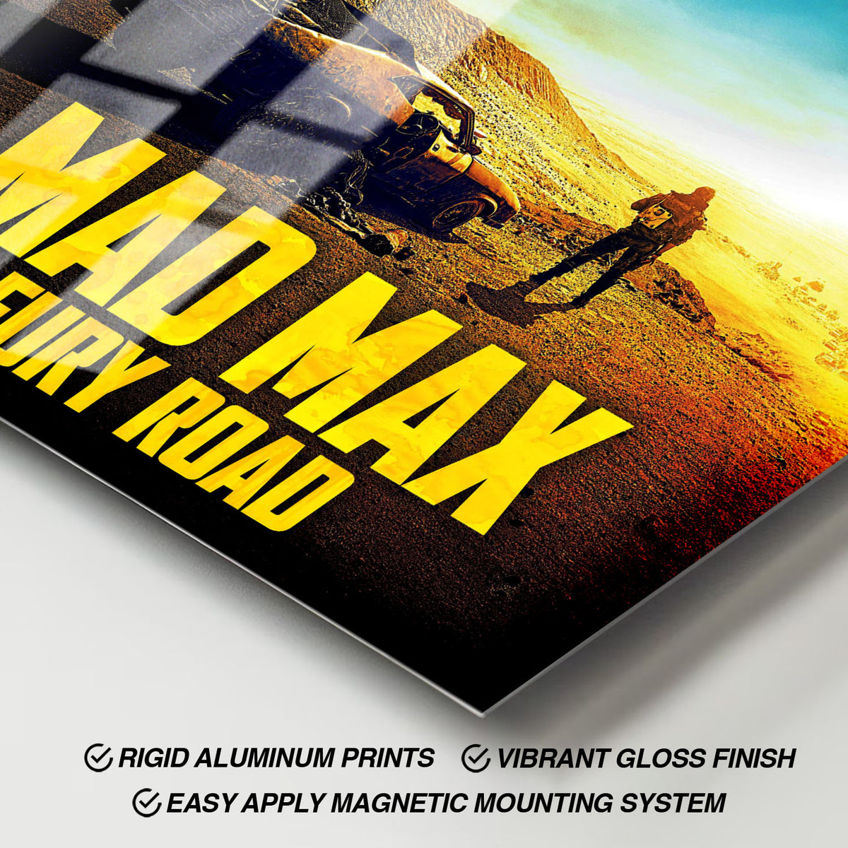 Flex Designs Metal Poster Mad Max Fury Road Theatrical 11 x 17" Home Goods - Movie 2015 Movie Metal Poster
