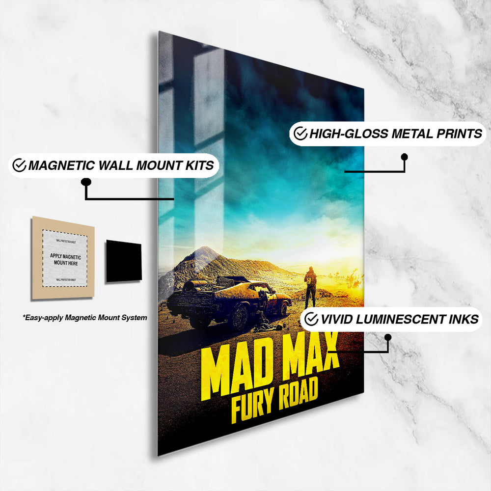 Flex Designs Metal Poster Mad Max Fury Road Theatrical 16 x 24" Home Goods - Movie 2015 Movie Metal Poster