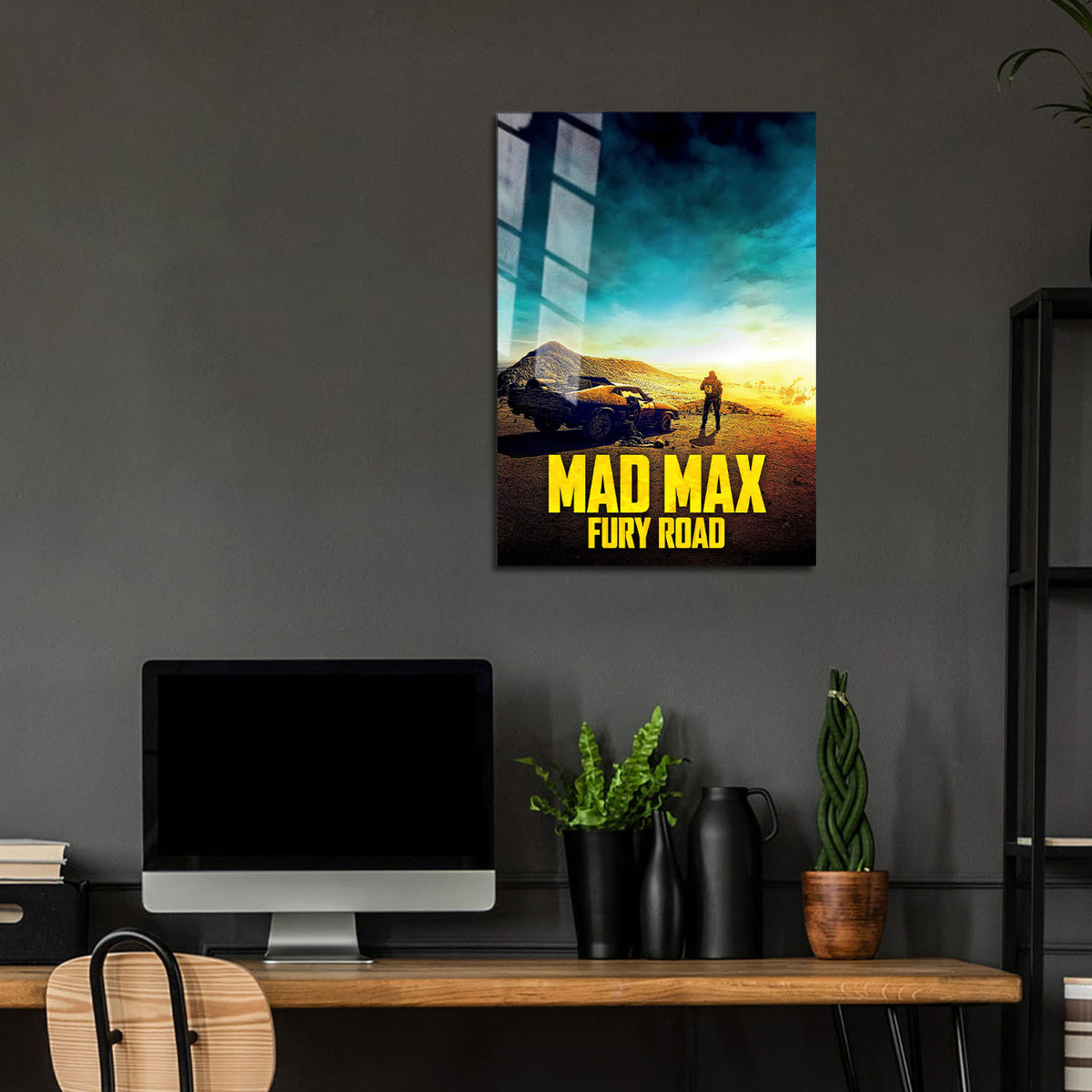 Flex Designs Metal Poster Mad Max Fury Road Theatrical 24 x 36" Home Goods - Movie 2015 Movie Metal Poster
