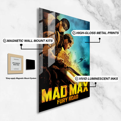 Flex Designs Metal Poster Mad Max- Fury Road 16 x 24" Home Goods - Movie 2015 Movie Metal Poster