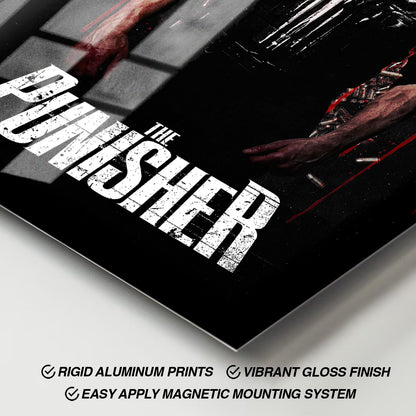 Flex Designs Metal Poster Marvels The Punisher Final 11 x 17" Home Goods - TV Show 2017 TV Show Metal Poster