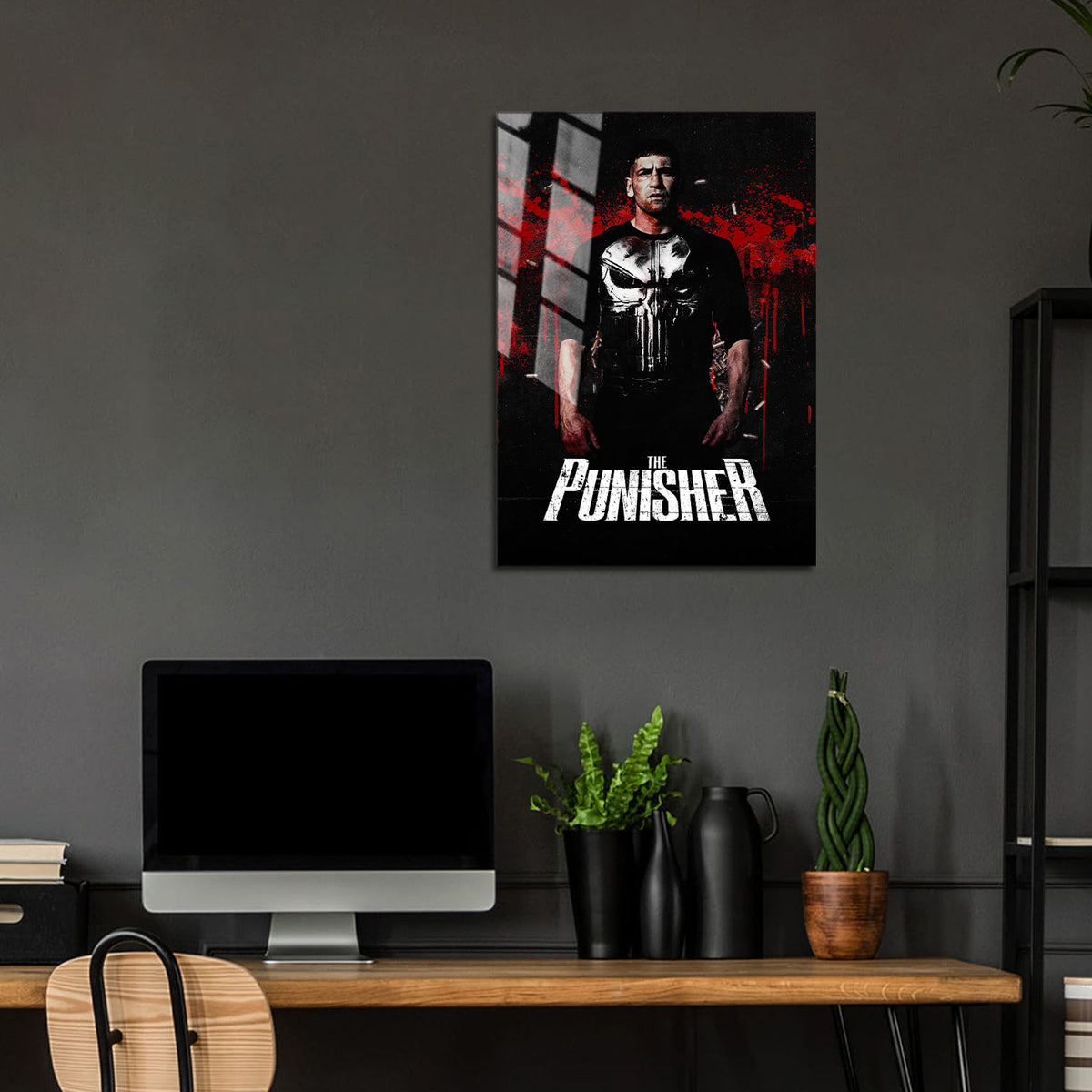 Flex Designs Metal Poster Marvels The Punisher Final 24 x 36" Home Goods - TV Show 2017 TV Show Metal Poster