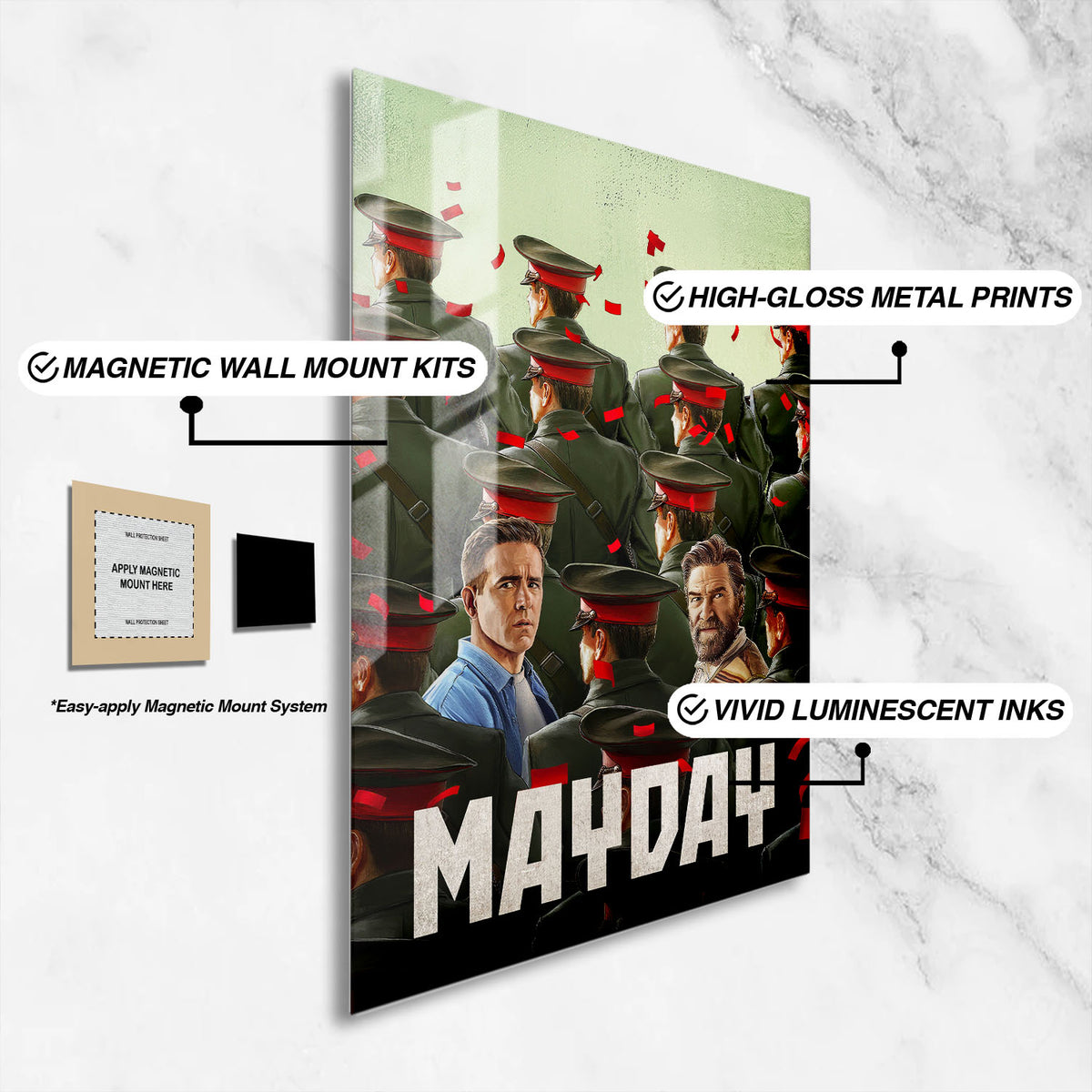 Flex Designs Metal Poster Mayday 16 x 24" Home Goods - Movie 2026 Movie Metal Poster