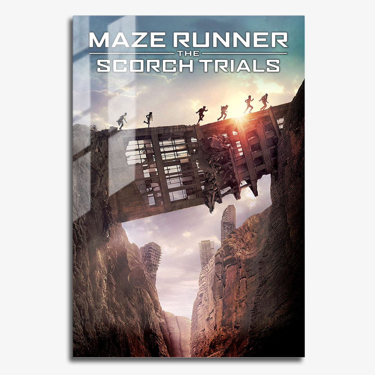 Flex Designs Metal Poster Maze Runner The Scorch Trials 11 x 17" Home Goods - Movie 2015 Movie Metal Poster