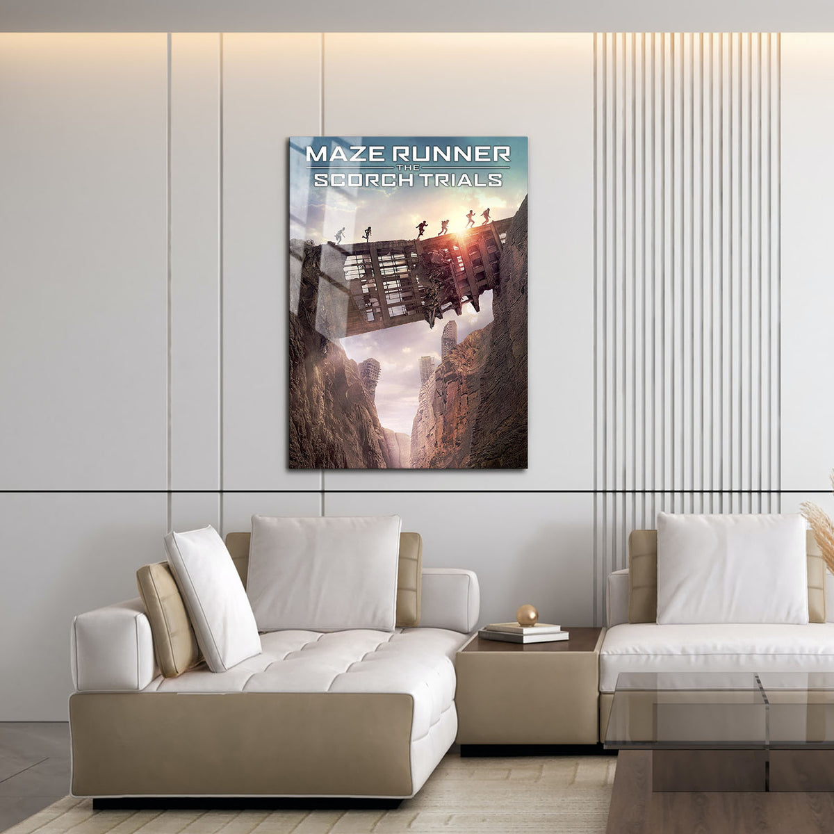 Flex Designs Metal Poster Maze Runner The Scorch Trials 16 x 24" Home Goods - Movie 2015 Movie Metal Poster