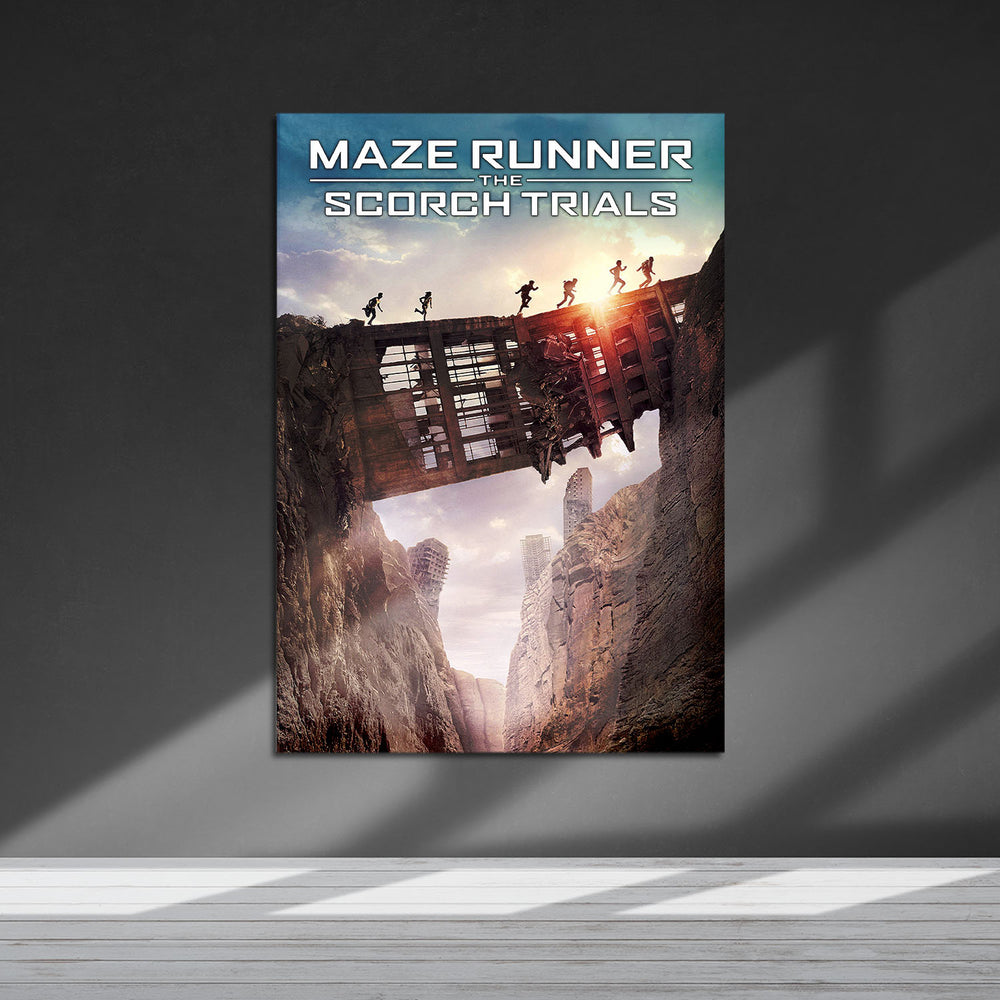 Flex Designs Metal Poster Maze Runner The Scorch Trials 5 x 7" Home Goods - Movie 2015 Movie Metal Poster