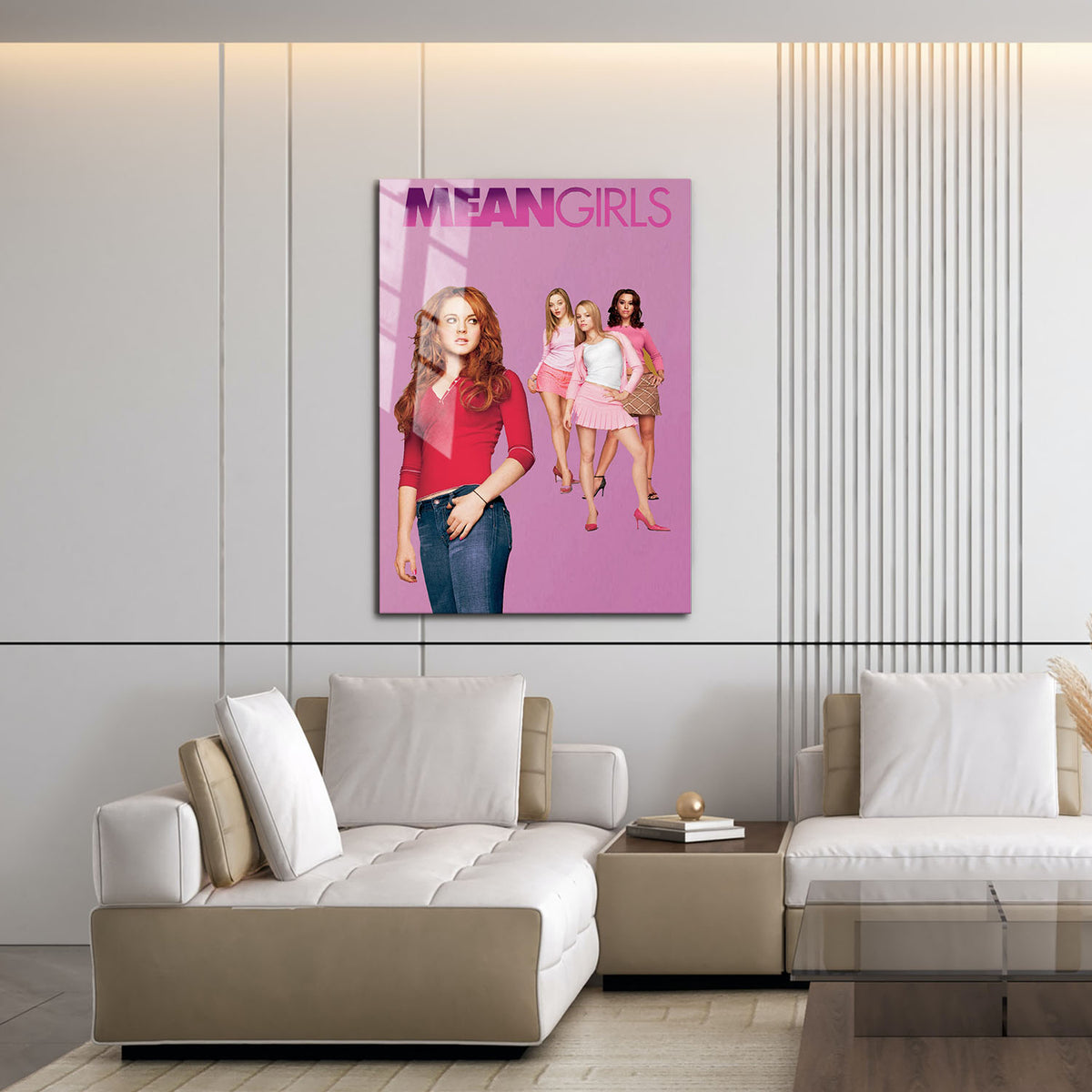 Flex Designs Metal Poster Mean Girls 16 x 24" Home Goods - Movie 2004 Movie Metal Poster