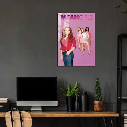 Flex Designs Metal Poster Mean Girls 24 x 36" Home Goods - Movie 2004 Movie Metal Poster