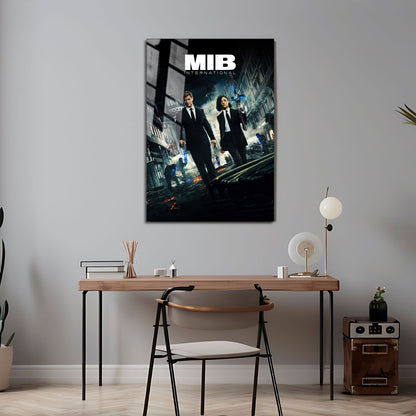 Flex Designs Metal Poster Men in Black- International 5 x 7" Home Goods - Movie 2019 Movie Metal Poster