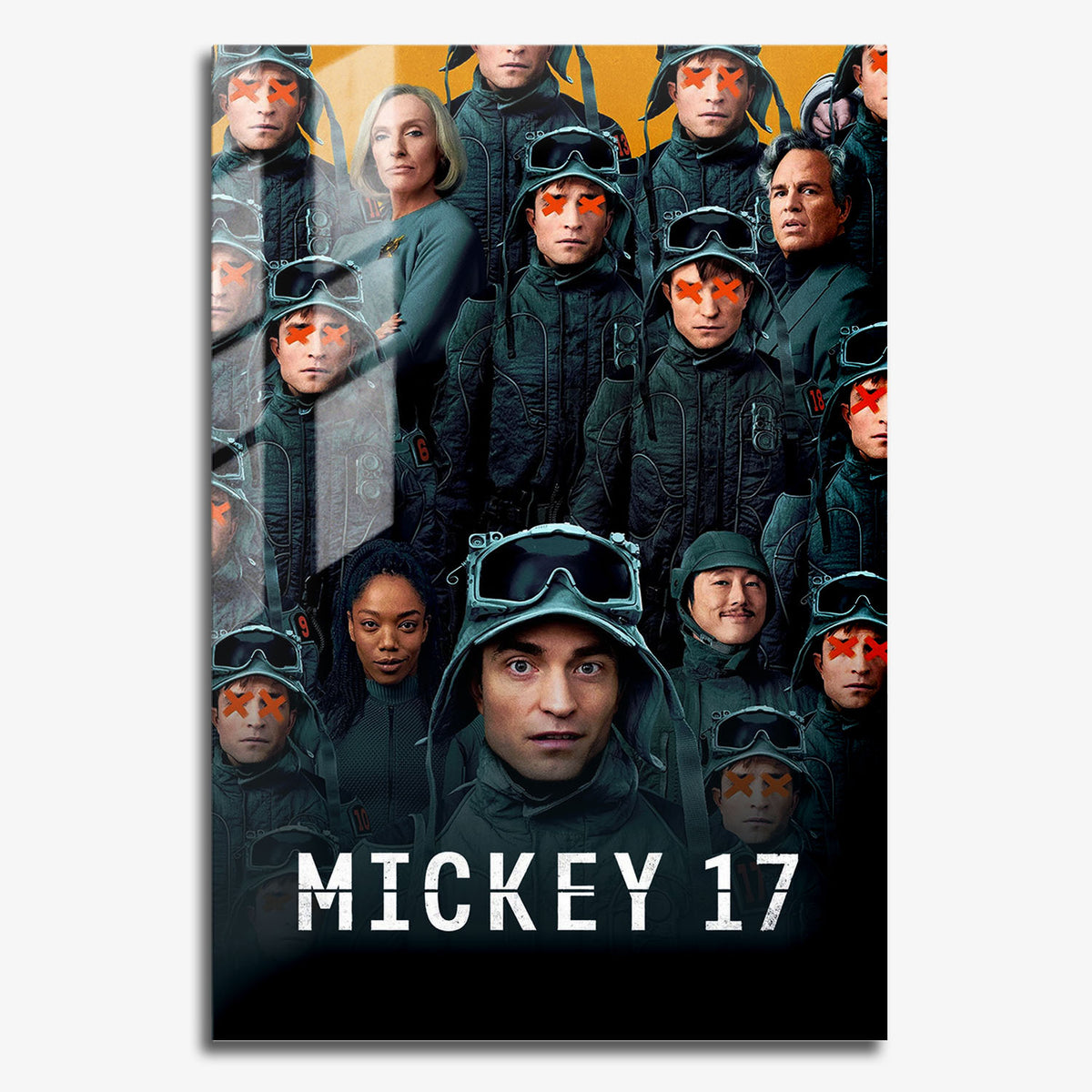Flex Designs Metal Poster Mickey 17 11 x 17" Home Goods - Movie 2025 Movie Metal Poster