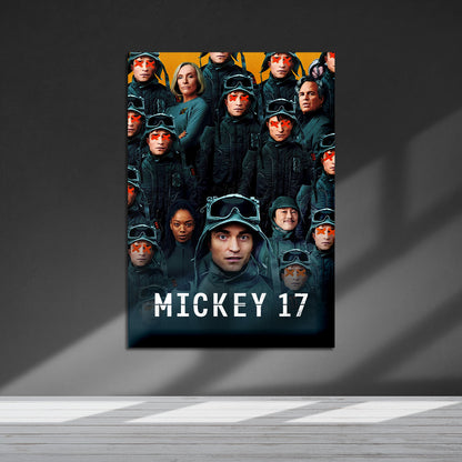Flex Designs Metal Poster Mickey 17 5 x 7" Home Goods - Movie 2025 Movie Metal Poster
