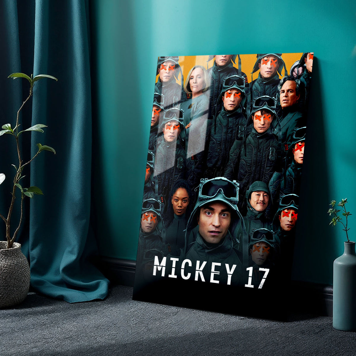 Flex Designs Metal Poster Mickey 17 24 x 36" Home Goods - Movie 2025 Movie Metal Poster