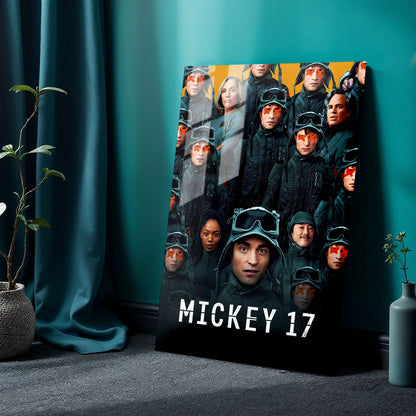 Flex Designs Metal Poster Mickey 17 24 x 36" Home Goods - Movie 2025 Movie Metal Poster
