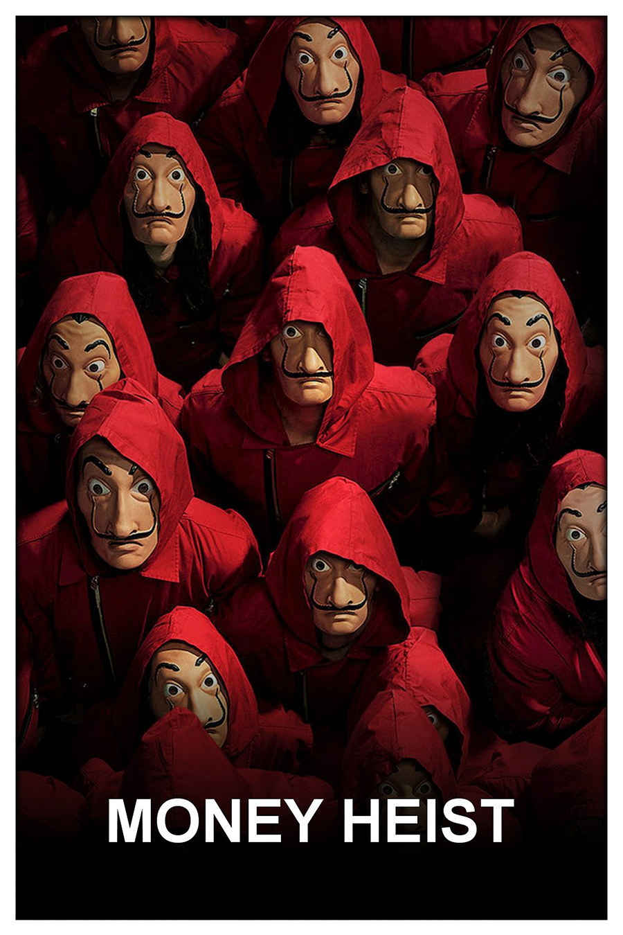 Flex Designs Metal Poster Money Heist 11 x 17" Home Goods - TV Show 2017 TV Show Metal Poster