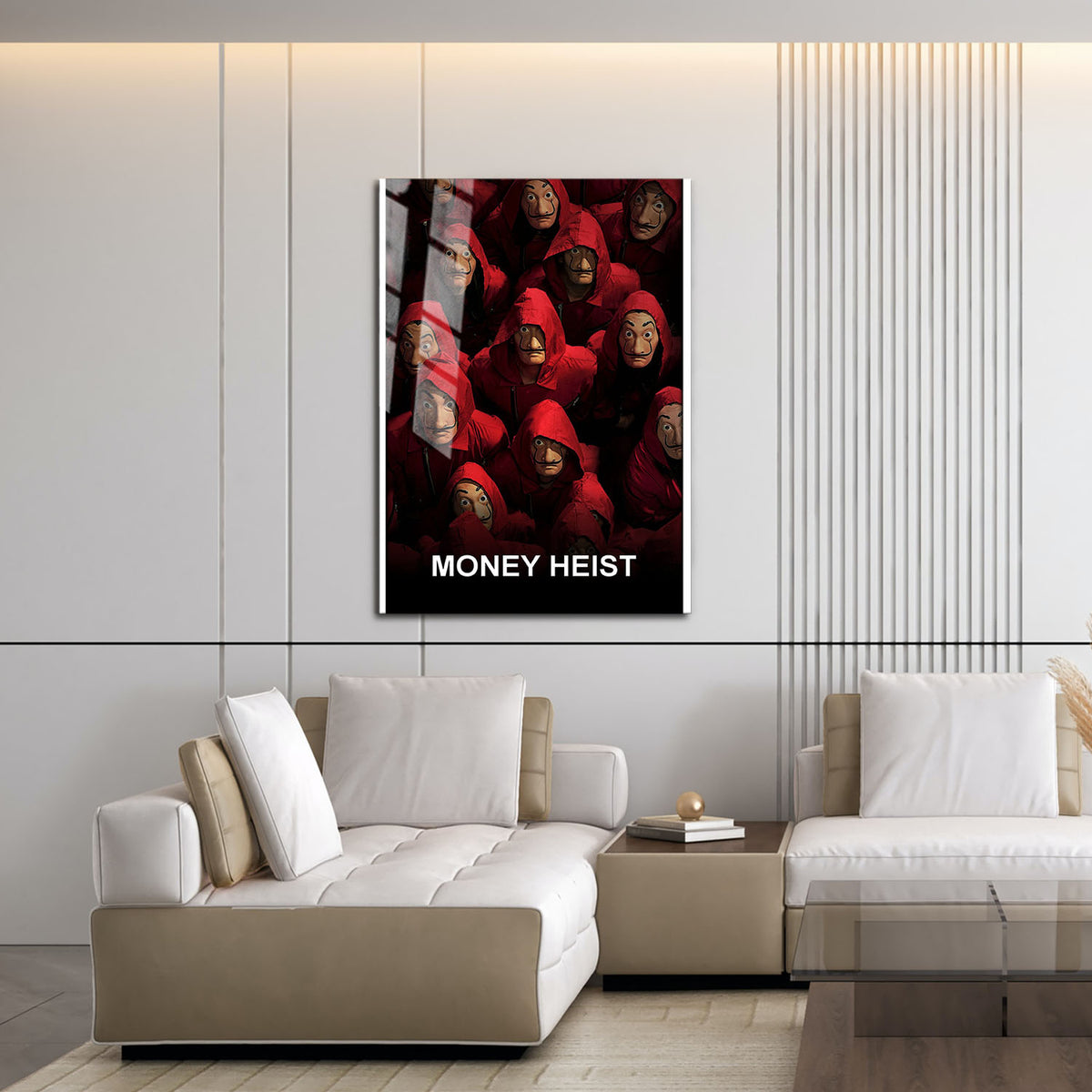 Flex Designs Metal Poster Money Heist 16 x 24" Home Goods - TV Show 2017 TV Show Metal Poster