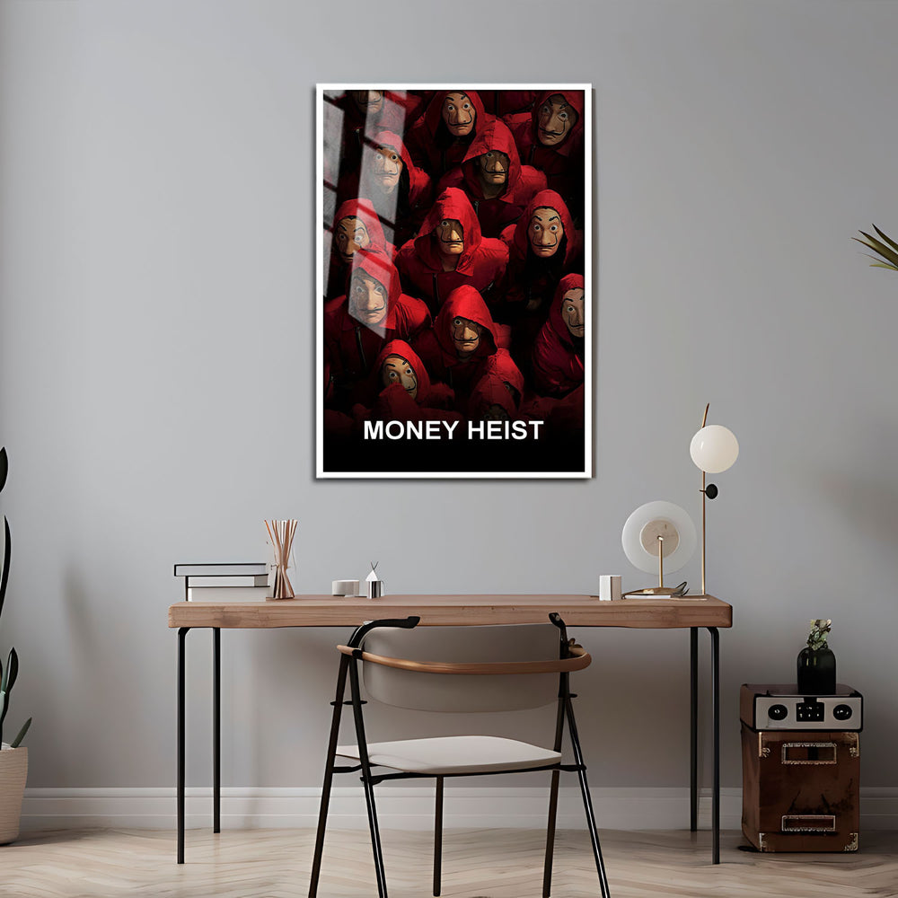 Flex Designs Metal Poster Money Heist 5 x 7" Home Goods - TV Show 2017 TV Show Metal Poster