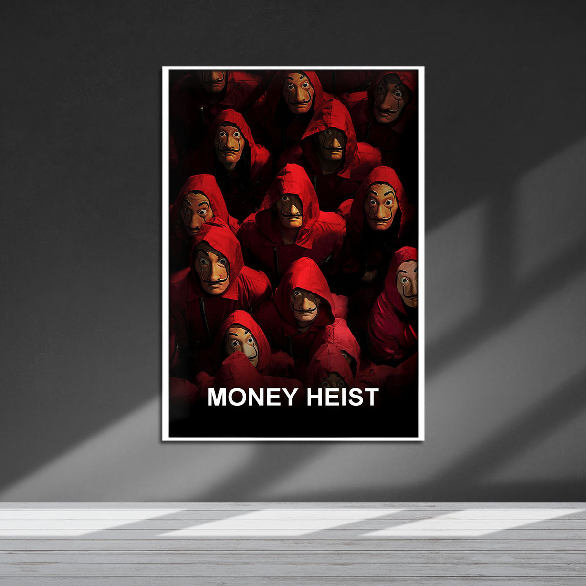 Flex Designs Metal Poster Money Heist 5 x 7" Home Goods - TV Show 2017 TV Show Metal Poster