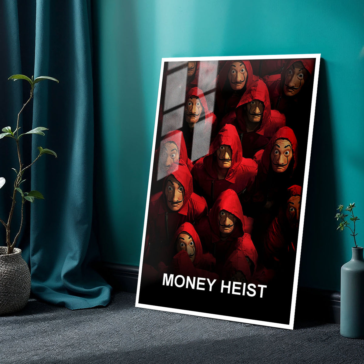 Flex Designs Metal Poster Money Heist 24 x 36" Home Goods - TV Show 2017 TV Show Metal Poster