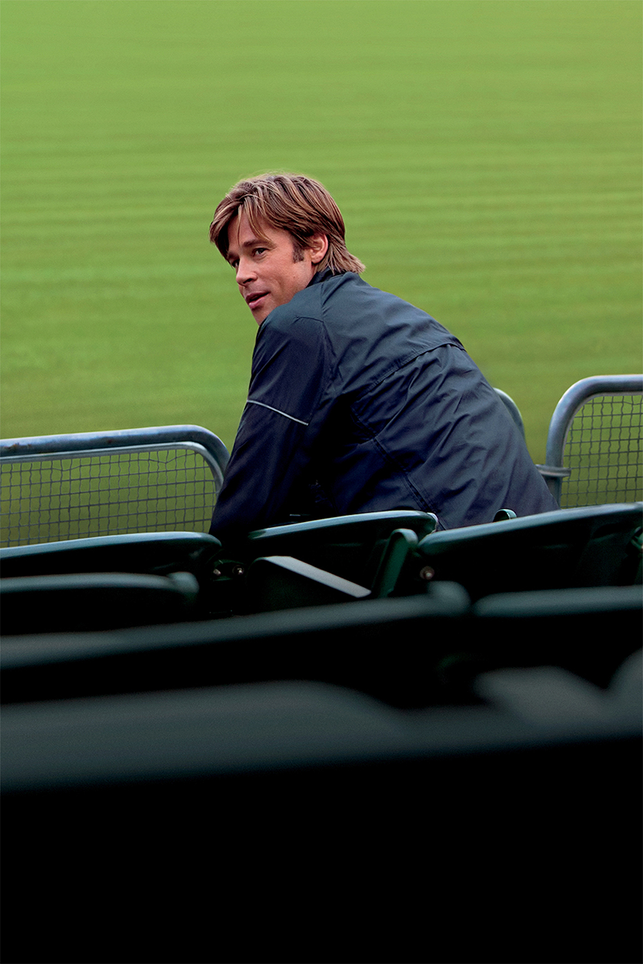 Flex Designs Metal Poster Moneyball Textless 11 x 17" Home Goods - Movie 2011 Movie Metal Poster