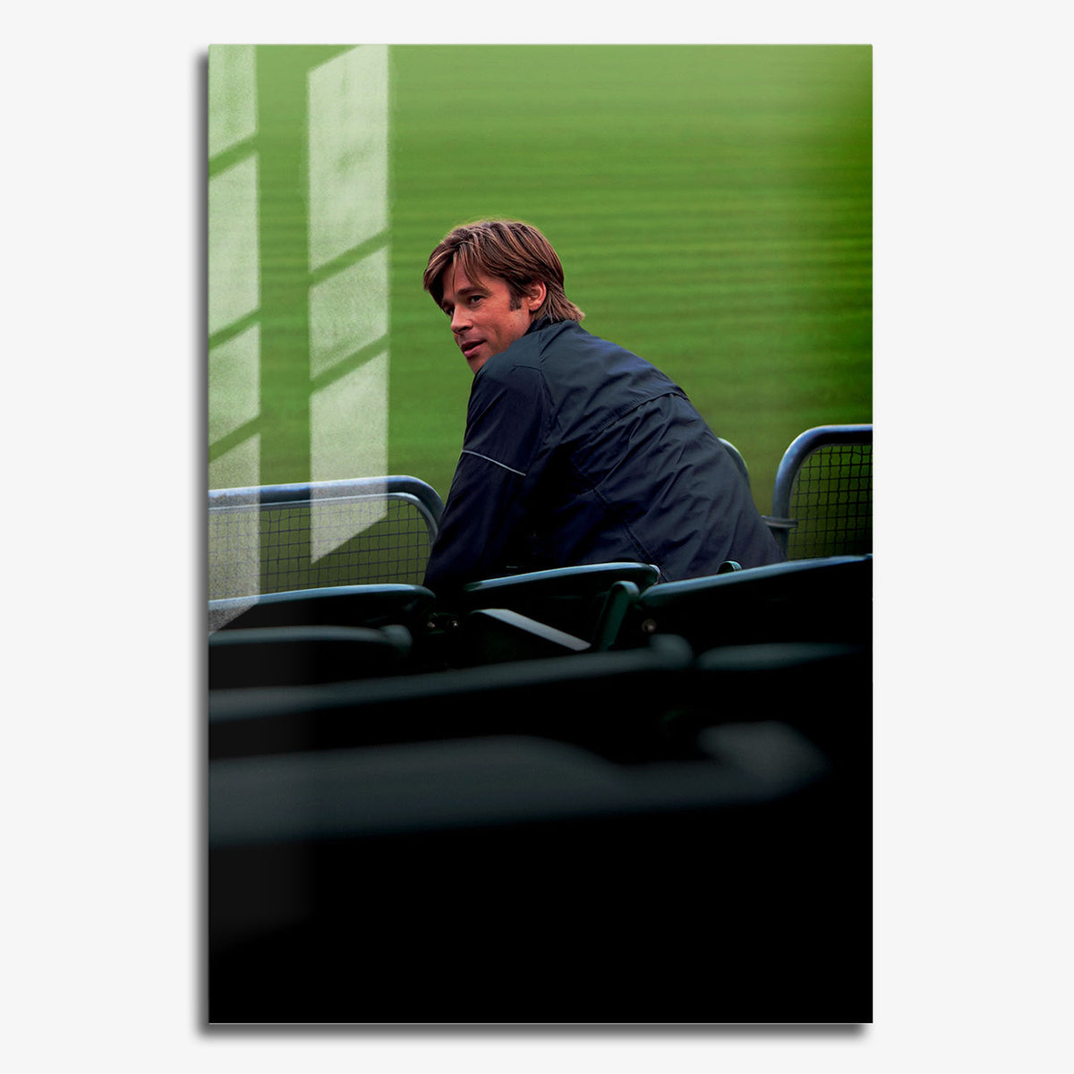 Flex Designs Metal Poster Moneyball Textless 11 x 17" Home Goods - Movie 2011 Movie Metal Poster