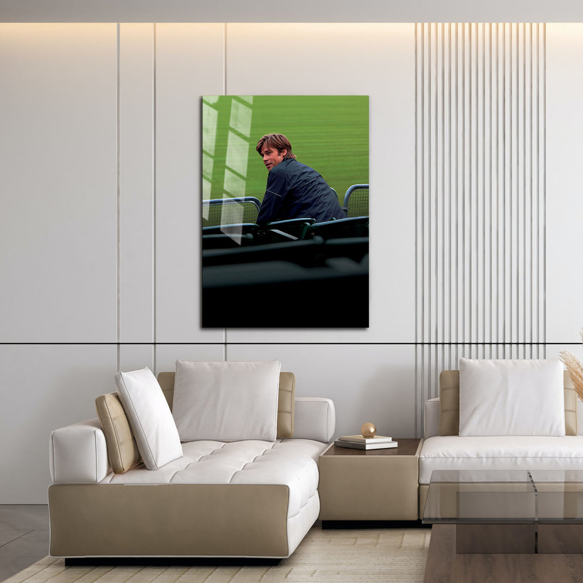 Flex Designs Metal Poster Moneyball Textless 16 x 24" Home Goods - Movie 2011 Movie Metal Poster