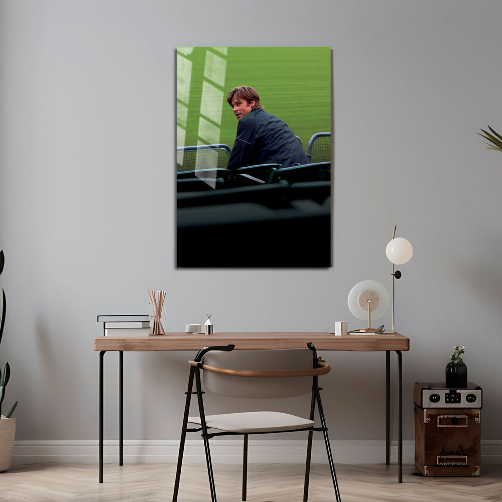 Flex Designs Metal Poster Moneyball Textless 5 x 7" Home Goods - Movie 2011 Movie Metal Poster
