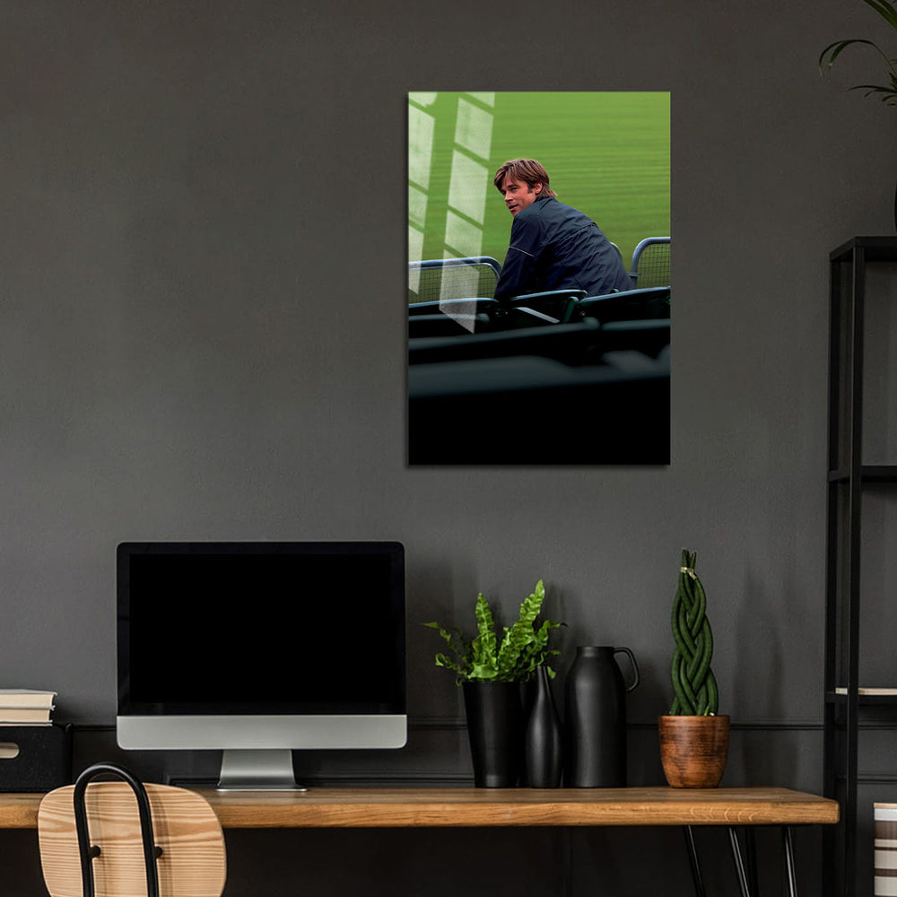 Flex Designs Metal Poster Moneyball Textless 24 x 36" Home Goods - Movie 2011 Movie Metal Poster