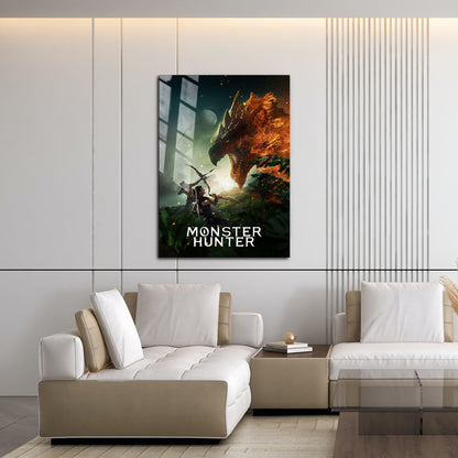 Flex Designs Metal Poster Monster Hunter 16 x 24" Home Goods - Movie 2020 Movie Metal Poster
