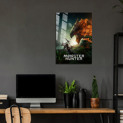 Flex Designs Metal Poster Monster Hunter 24 x 36" Home Goods - Movie 2020 Movie Metal Poster