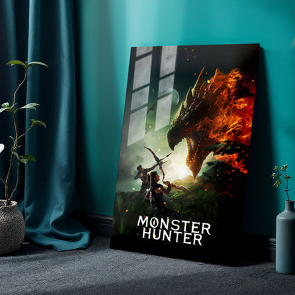 Flex Designs Metal Poster Monster Hunter 24 x 36" Home Goods - Movie 2020 Movie Metal Poster