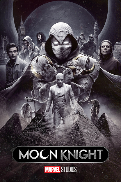 Flex Designs Metal Poster Moon Knight Cover 11 x 17" Home Goods - TV Show 2022 TV Show Metal Poster