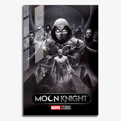 Flex Designs Metal Poster Moon Knight Cover 11 x 17" Home Goods - TV Show 2022 TV Show Metal Poster