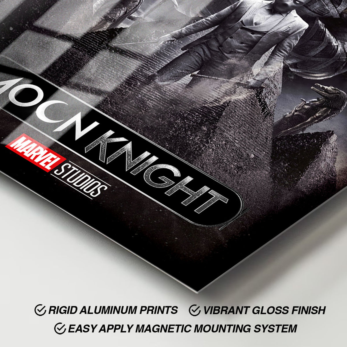 Flex Designs Metal Poster Moon Knight Cover 11 x 17" Home Goods - TV Show 2022 TV Show Metal Poster