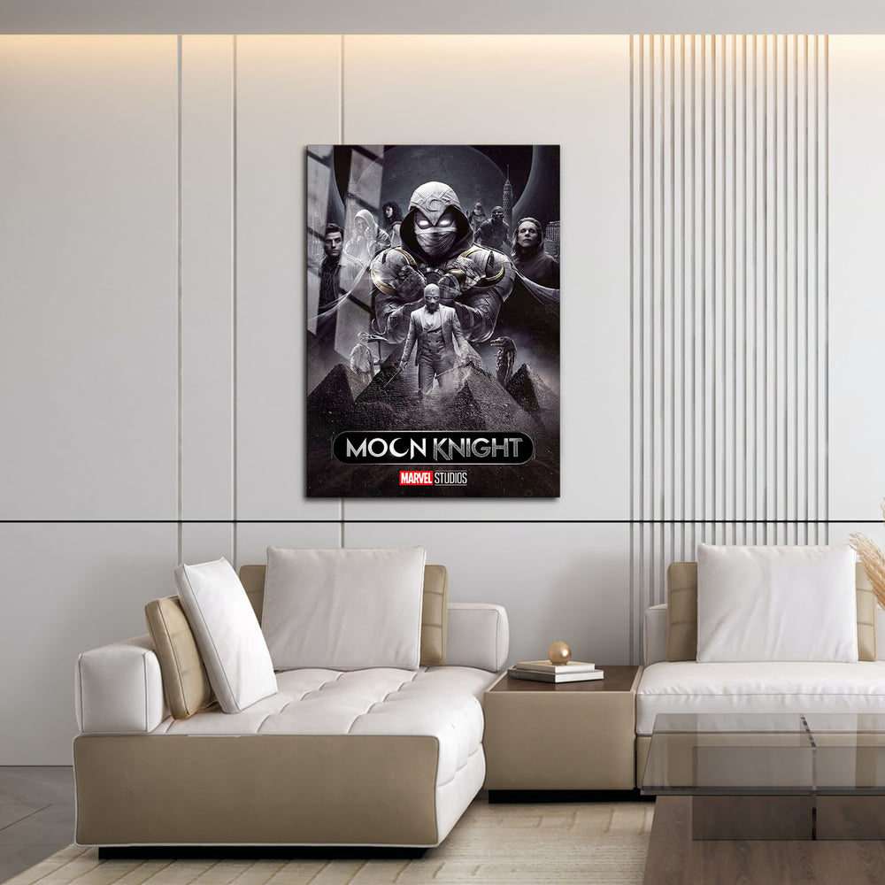 Flex Designs Metal Poster Moon Knight Cover 16 x 24" Home Goods - TV Show 2022 TV Show Metal Poster