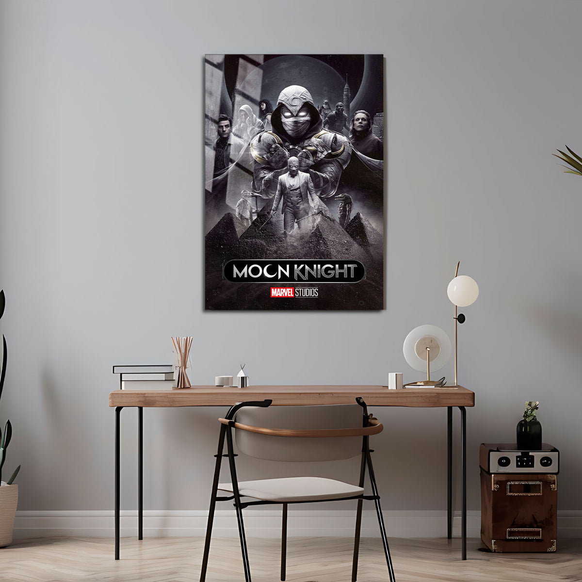 Flex Designs Metal Poster Moon Knight Cover 5 x 7" Home Goods - TV Show 2022 TV Show Metal Poster