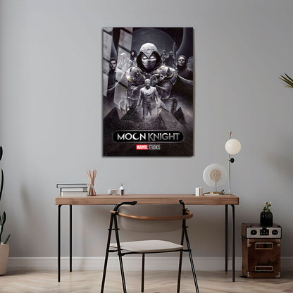 Flex Designs Metal Poster Moon Knight Cover 5 x 7" Home Goods - TV Show 2022 TV Show Metal Poster