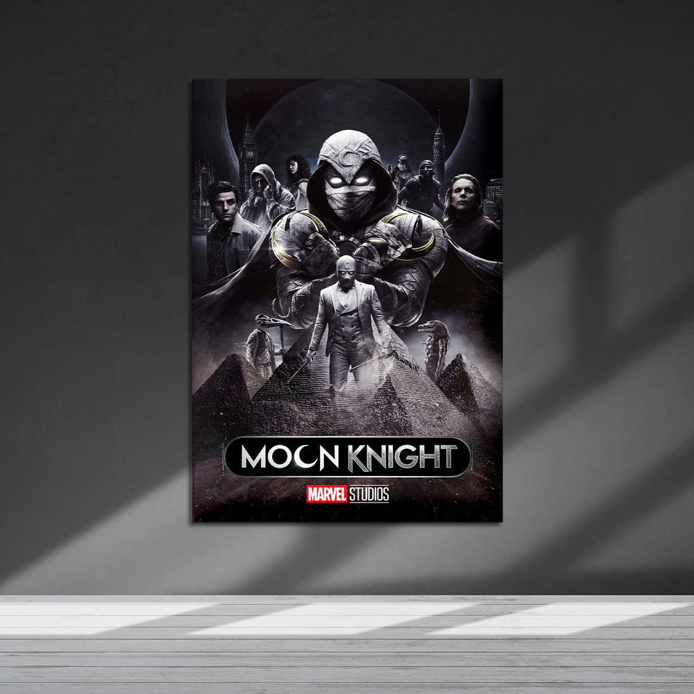 Flex Designs Metal Poster Moon Knight Cover 5 x 7" Home Goods - TV Show 2022 TV Show Metal Poster