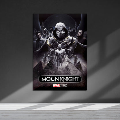 Flex Designs Metal Poster Moon Knight Cover 5 x 7" Home Goods - TV Show 2022 TV Show Metal Poster