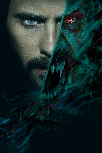 Flex Designs Metal Poster Morbius Textless 11 x 17" Home Goods - Movie 2022 Movie Metal Poster